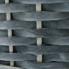 Корзина плетёная для хранения, ива, круглая, серая, голубая, набор 3 шт., Greengo - Фото 7