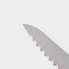 Набор ножей кухонных на подставке Доляна Ardone, 7 предметов: 5 ножей, мусат и ножницы, хромированный - Фото 7