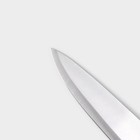 Нож кухонный Доляна «Поварская тройка» лезвие 25,5 см, деревянная ручка - Фото 3