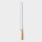 Нож кухонный Доляна «Поварская тройка» лезвие 33 см, деревянная ручка - Фото 4