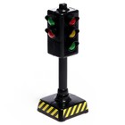 Набор металлических машин «Гоночные», 3 штуки, светофор и конус в комплекте, цвет МИКС, в пакете - фото 24482910