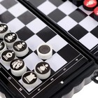 Настольная игра «Шашки, шахматы», 2 в 1, в пакете - Фото 4