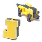 Робот «Дино-буква», трансформируется в динозавра, цвет МИКС - фото 24415298