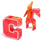 Робот «Дино-буква», трансформируется в динозавра, цвет МИКС - фото 24415301