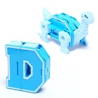 Робот «Дино-буква», трансформируется в динозавра, цвет МИКС - фото 24415302