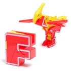 Робот «Дино-буква», трансформируется в динозавра, цвет МИКС - фото 24415305