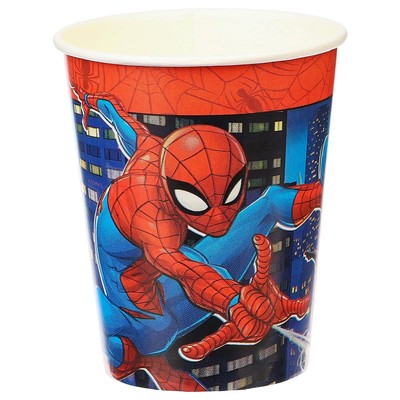 Стакан бумажный "С Днем Рождения!", Человек-паук, 250 мл