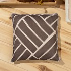 Подушка с наполнителем «Ромашка», 25х25 см, микс - фото 23442931