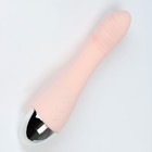 Вибратор массажный, 10 режимов, 22×3 см, USB, розовый - Фото 1