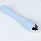 Вибратор массажный, 10 режимов, 22×3 см, USB, голубой - Фото 2