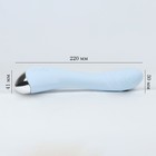 Вибратор массажный, 10 режимов, 22 х 3 см, ЗУ USB,  голубой - Фото 3