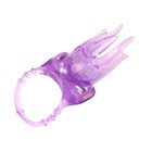 Эрекционное кольцо Оки-Чпоки,  с вибрацией, D=3 см, фиолетовый - фото 11807861