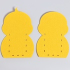 Набор для создания корзинки из фетра на пасху «Цыпленок» - Фото 5