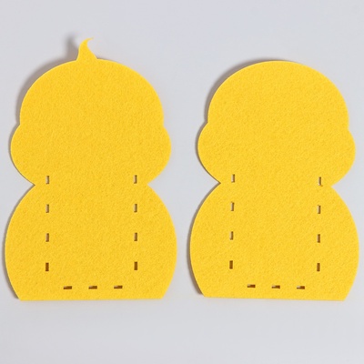 Набор для создания корзинки из фетра на пасху «Цыпленок»