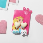 Серьги-клипсы детские «Выбражулька» животные, кошечка, бело-голубые - Фото 4