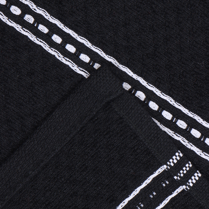 Полотенце Этель, цв. чёрный, 38х63 см, 100% хл, махра