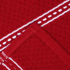 Полотенце Этель, цв. красный, 38х63 см, 100% хл, махра - Фото 4