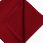 Салфетка "Этель", цвет красный, 45х45 см, 100% хл (комплект 24 шт) - фото 30064548