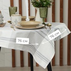 Скатерть Этель "Полосы" (вид 1) 76х76 см, 100% хл - фото 807994705
