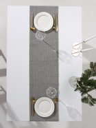 Дорожка на стол «Этель», 33×182 см, 100% хлопок, серая - Фото 3