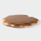 Блюдо для фруктов Доляна «Кувшинка», 30×30 см, цвет золотой - Фото 3