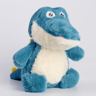 Мягкая игрушка "Крокодил", 22 см, цвет синий - Фото 3