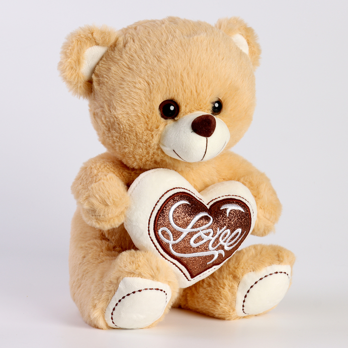 Мягкая игрушка "Медведь" с сердцем, 30 см