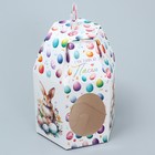 Коробка кондитерская складная, упаковка «Счастливой Пасхи», Пасха, 8 х 8 х 21 см - Фото 2