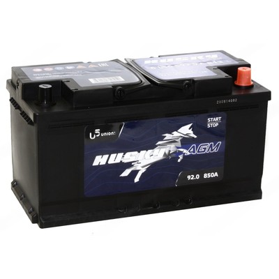 Автомобильный аккумулятор Husky AGM 92 Ач, обратная полярность