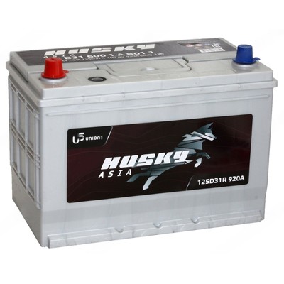Автомобильный аккумулятор Husky Asia 100 Ач, 125D31R, прямая полярность