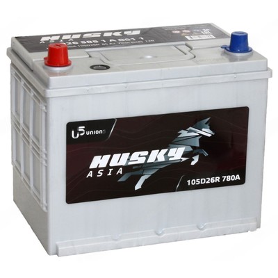 Автомобильный аккумулятор Husky Asia 85 Ач, 105D26R, прямая полярность