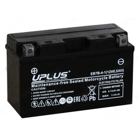Аккумуляторная батарея UPLUS High Performance 6.5 Ач, прямая полярность