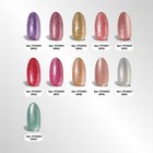 Гель лак для ногтей, с блёстками, трехфазный, 8 мл, LED/UV, фиолетовый (003) - Фото 5