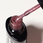 Гель лак для ногтей, с блёстками, трехфазный, 8 мл, LED/UV, розовый (004) - Фото 2