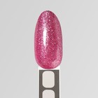 Гель лак для ногтей, «CHROME», шиммерный, 3-х фазный, 8мл, LED/UV, цвет ярко-розовый (017) - Фото 12