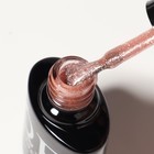 Гель лак для ногтей, с блёстками, трехфазный, 8 мл, LED/UV, розовый (019) - Фото 8