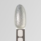 Гель лак для ногтей, «CHROME», шиммерный, 3-х фазный, 8мл, LED/UV, цвет серебристый (021) - Фото 12