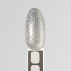 Гель лак для ногтей, «CHROME», шиммерный, 3-х фазный, 8мл, LED/UV, цвет серебристый (021) - Фото 6