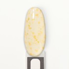 Гель лак для ногтей, «MILK POTAL», 3-х фазный, 8мл, LED/UV, цвет белый/золотистый (02) - Фото 11