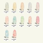 Гель лак для ногтей, молочный, с поталью, трехфазный, 8 мл, LED/UV, белый, золотистый (02) - Фото 5