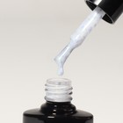 Гель лак для ногтей, молочный, с поталью, трехфазный, 8 мл, LED/UV, белый, сиреневый (04) - Фото 6