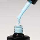 База камуфлирующая для ногтей, 3-х фазная, 8мл, LED/UV, цвет голубой (032) - фото 8630811