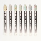 Гель лак для ногтей, «MILK GLITTER», трехфазный, 8 мл, LED/UV, прозрачный (08) - Фото 8