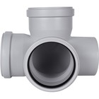 Крестовина канализационная STOUT SKB-0017-011087 d=110 мм, 87.5°, 2-плоскостная, бесшумная - Фото 3