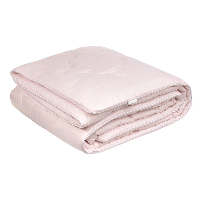 Одеяло демисезонное, размер 155х215 см, цвет пудра - Фото 1