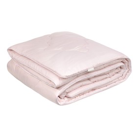 Одеяло демисезонное, размер 175х215 см, цвет пудра