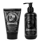 Подарочный набор Borodatos: Гель для умывания, 190 мл + Крем-бальзам для лица 2в1, 100 мл - фото 26353917