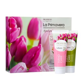 Подарочный набор La Primavera "Тюльпан": Крем для рук, 75 мл + Крем для ног, 75 мл