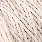Шнур для вязания 80% хлопок, 20% полиэстер крученый 3 мм,185г/45м,02-молочный - фото 9741003