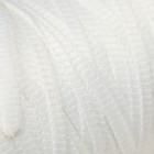 Шнур для вязания 100% полиэфир 5 мм цилиндр, 180 г, 140 м  01 - белый - Фото 3